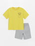 LC Waikiki Comfortable Fit Boys' T-Shirt and Shorts